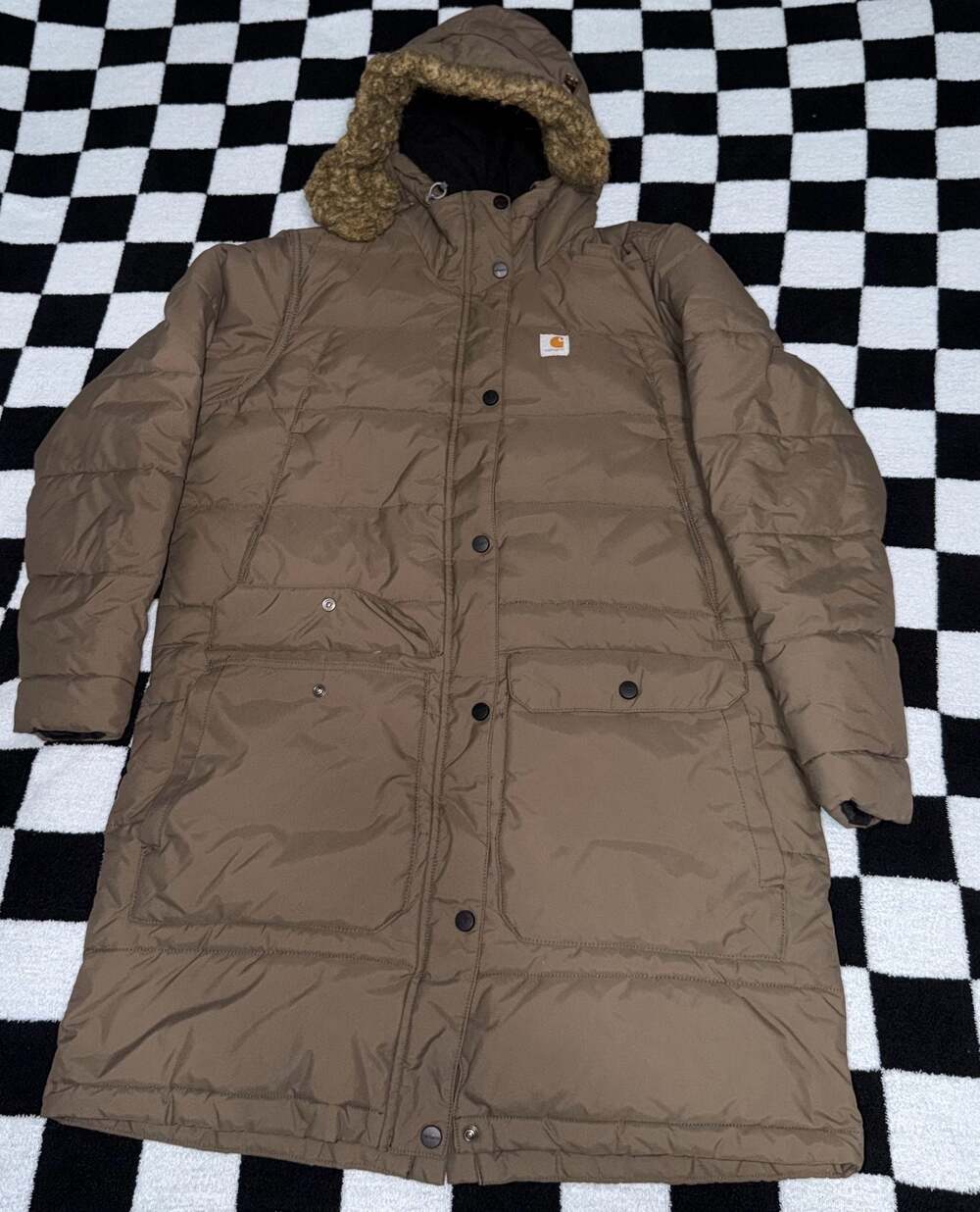 Carhartt Women's Montana Rain Defender Relaxed Fit Hooded Puffer Parka OC5456-W